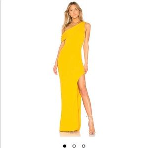 Lovers + Friends Marigold Gown in Marigold